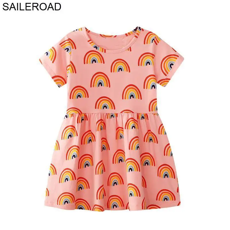 6279 same picture SAILEROAD Детские платья для девочек Летняя вечеринка единорога Baby Girl Одежда Детские платья для девочек Костюм Детские платья принцессы - Цвет: 6279 same picture