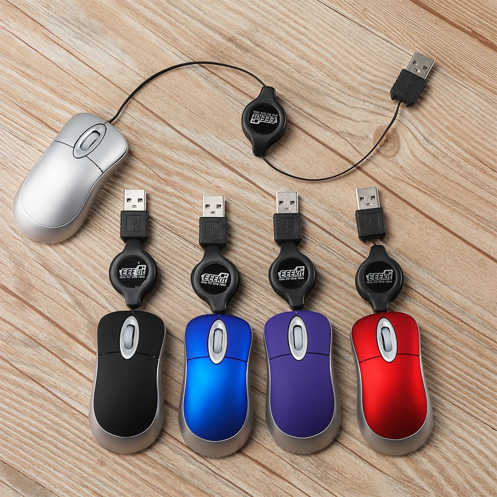 Проводная USB мышь эргономичная оптическая с подсветкой маленькая домашняя