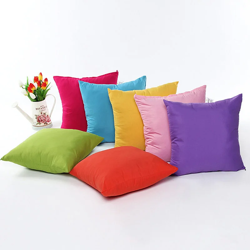 

Plain Brushed Pillowcase Modern Minimalist Core-Free Car Bedroom Sofa Pillowcase Solid Color CreativeCushion Cover