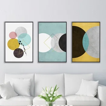 

Nordic Wall Poster Abstract Modern Art Canvas Painting Decorative Picture For Kids Room Living Room Decoration Unframed