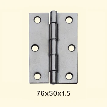 

Freeshipping 76*50*1.5mm Iron Metal Hinge Sewing Machine Folding Table Furniture Flip Tray Hinges Big Door Hinges