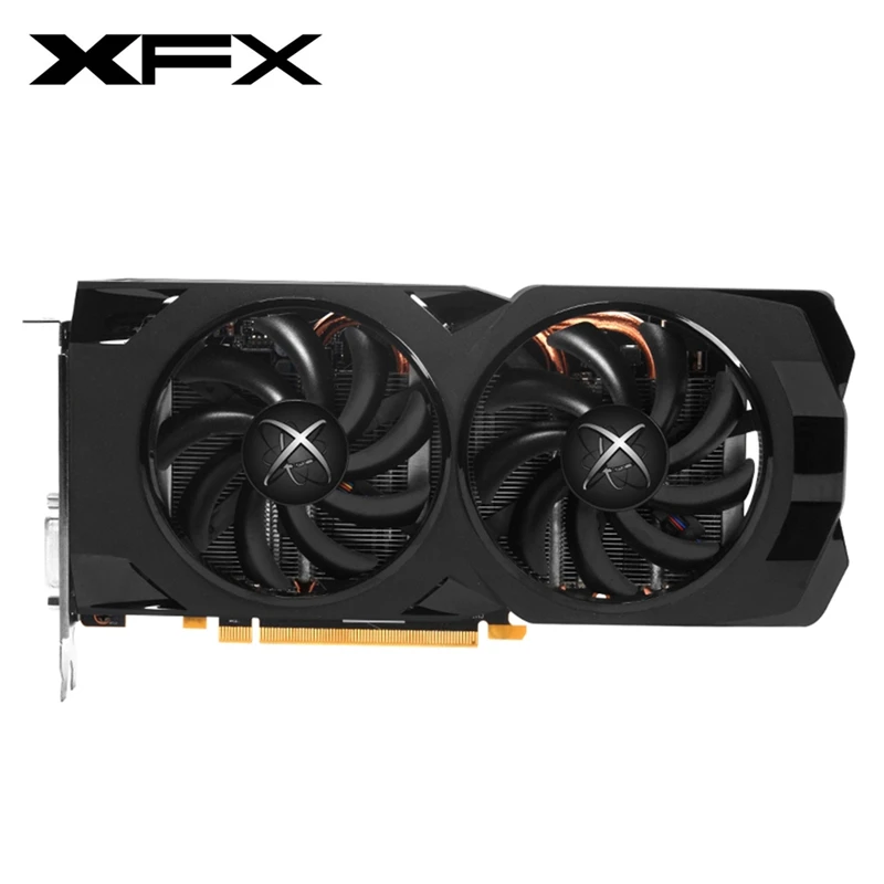 Buy  Original XFX RX 480 8GB Video Cards AMD Radeon RX480 8GB Graphics Screen Cards GPU PUBG Desktop PC 