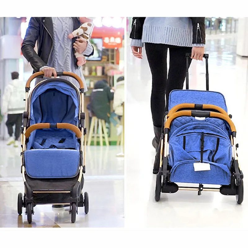  Lightweight baby stroller can sit reclining portable folding Newborn Pram umbrella baby carriage fo