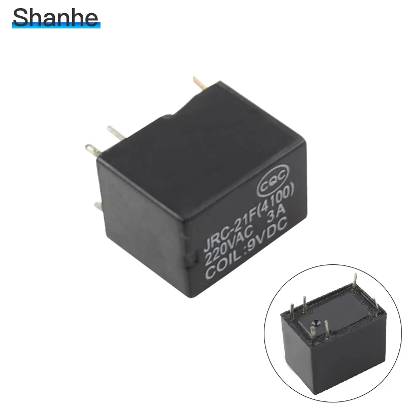 5 шт. миниатюрное реле PCB 6 контактов Мини DC 3 в 9 12 В 24 JRC 21F 4100 реле|switch switch|switch 24vswitch 12v
