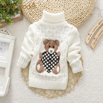 

Bear Leader Girls Fashion Knitted Sweaters 2020 New Winter Children Cartoon Pattern Sweater Kid Warm Clothing Lovely Outfit 1 8Y