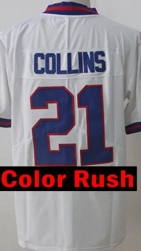 13 Odell Beckham JR JERSEY 26 Saquon Barkley Джерси 10 Eli Manning 21 Landon Collins майки - Цвет: Color Rush