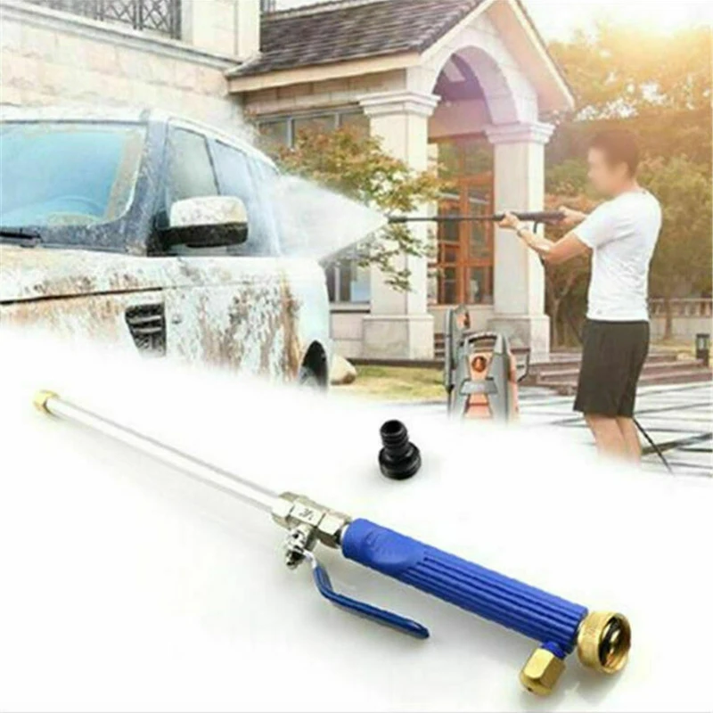 2 In 1 Brass High Pressure Power Washer W/ 2x Nozzle For Car Sidewalks Washing