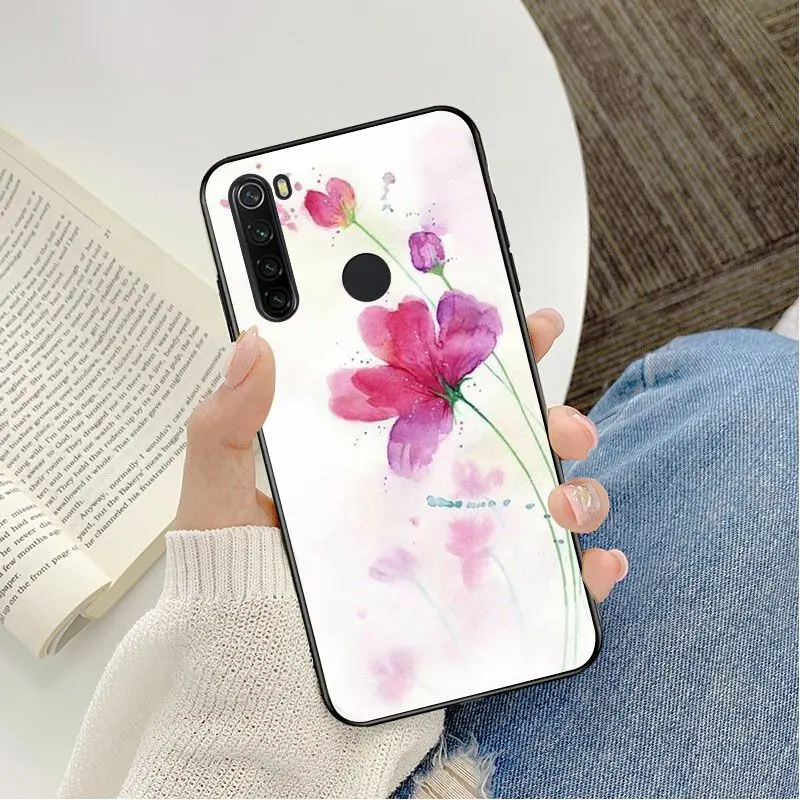 Watercolor flower Dandelion Lotus Lavender