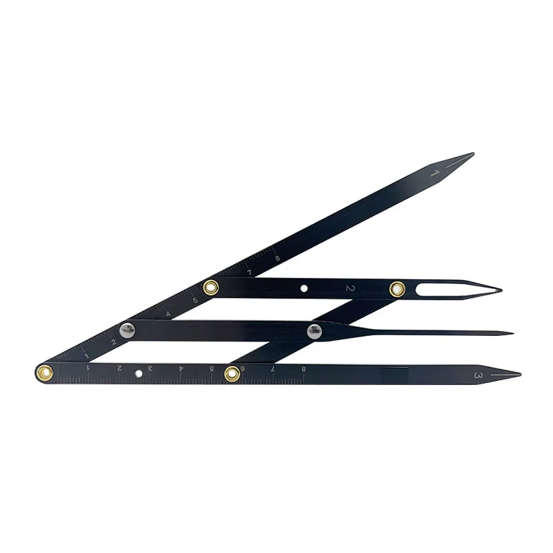 Трехточечная позиционирующая линейка микроблейдинг Перманентный трафарет для