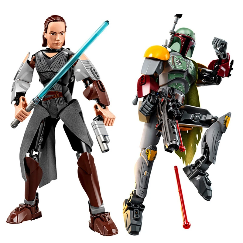 

Star War Buildable Action Figure Model Captain Phasma Obi Wan Kenobi General Grievous Kylo ren Building Blocks Brick Toy