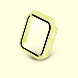 Premium Tempered Glass Screen Protector for Apple Watch - Ultra Durable, High Clarity Protective Film (Yellow)