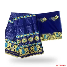 Африканская Базен broderie tissu фиолетовый бассейн riche getzner морская парча ткань bazin brode кружева B191126