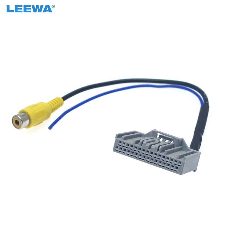 

LEEWA Car Parking Reverse Rear Camera Video Plug Converter Cable Adapter For Honda Jade/Crider OEM Car Head Unit Models #2398