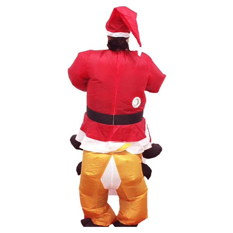 Популярный Рождественский костюм, надувной Рождественский костюм Санта Клауса, костюм для взрослых, YAA99