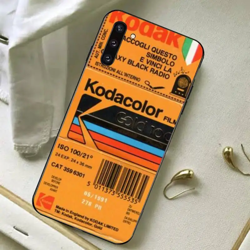 FHNBLJ Japanese brand film Fashion Soft Kodak Soft Phone Cover for Samsung note 3 4 5 7 8 9 10 10pro lite plus M10 M20 oppo vivo