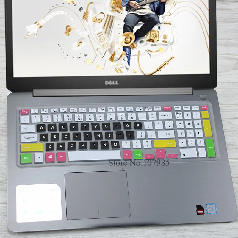 Защитный чехол для клавиатуры ноутбука dell Inspiron 15 3000 3582 3583 3584 3585 3590 G3 3573 3576 3578 6