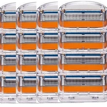 4 шт./лот, 5 слоев лезвий, бритвенные лезвия для мужчин, бритвенные лезвия Proglide, сменные лезвия для бритья