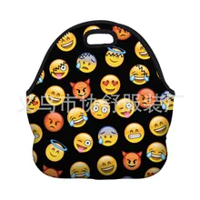 Большая распродажа, сумка из неопрена для обеда, с принтом в виде экспрессии, сумка для ланча Bento, импортные товары