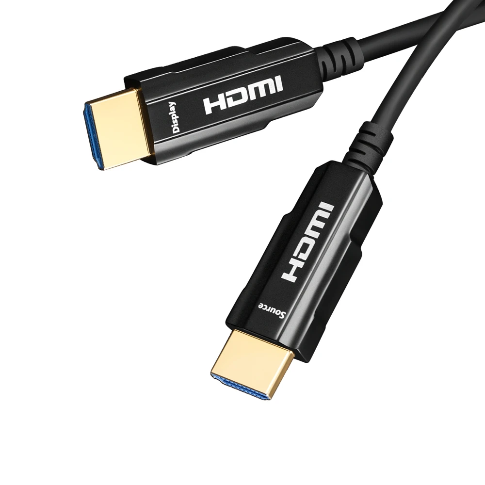  Optical fiber HDMI cable 4k HD computer TV notebook connected projector display HDR signal conversi
