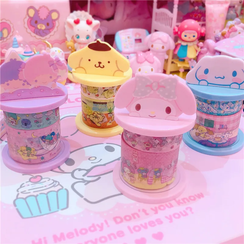 Lovely Melody Big Ear Dog Tape Dispenser Display Masking Collection Dolls Accessories |