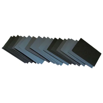 

400 600 800 1000 1200 1500 Grit Sandpaper Wet/Dry 3"x 5 1/2 16pcs For Polishing High Quality Silicon Carbide Material