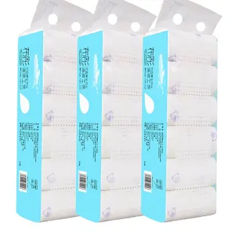 

Raw Pulp Coreless Paper Toilet Toilet Paper Soft And Thick Three Layers Water Absorption Not Easy To Break 12 Pcs/Bag