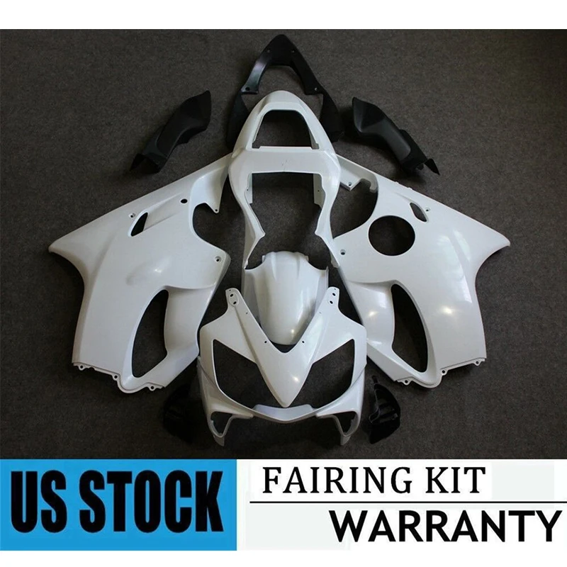 

ZXMT Motorcycle Fairing Bodywork Kit for HONDA CBR600 F4I 2001-2003 Withe Unpainted ABS Injection Mold UV light curing paint