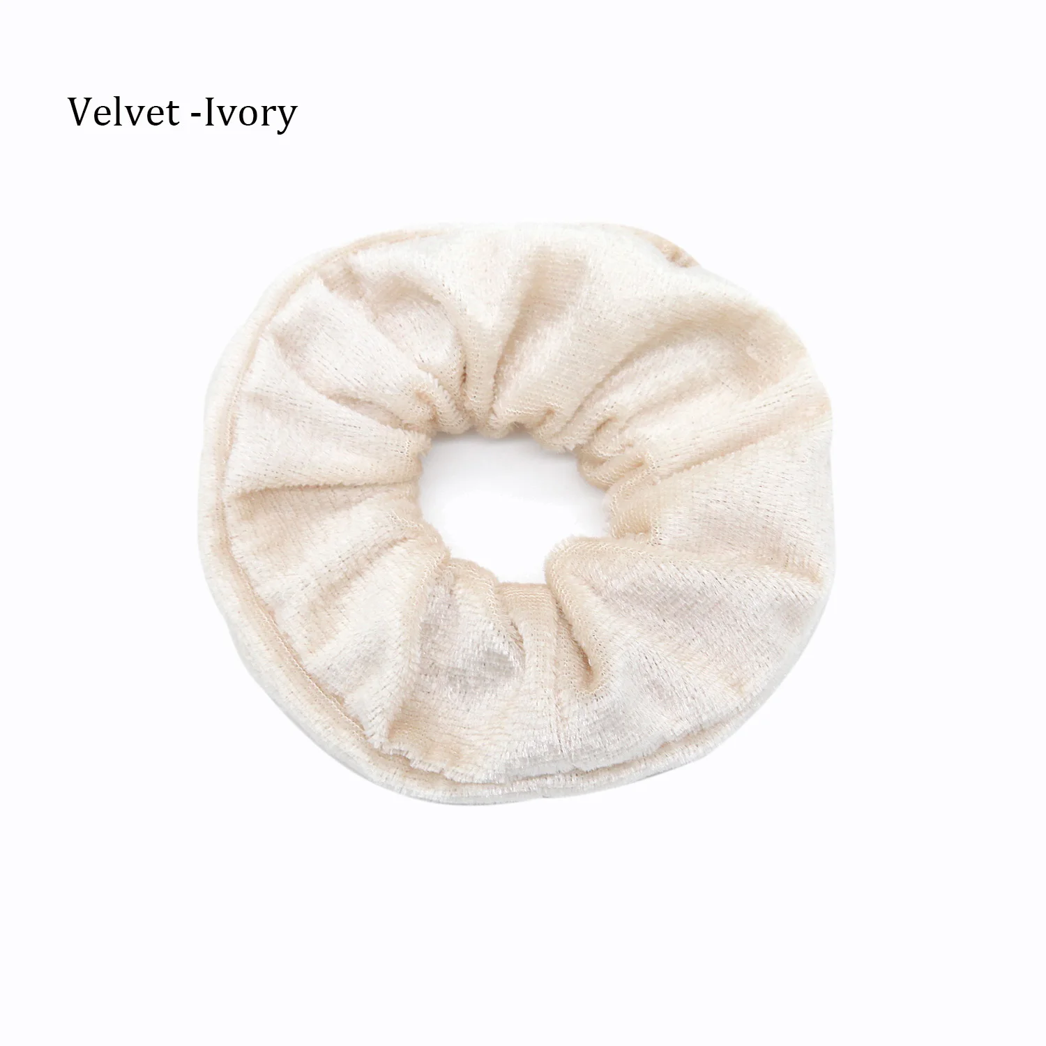 Velvet -Ivory Резинка для волос, резинка для волос, резинка для волос, держатель для хвоста, жемчужные бусы, женские резинки для волос, аксессуары для женщин - Цвет: Velvet -Ivory