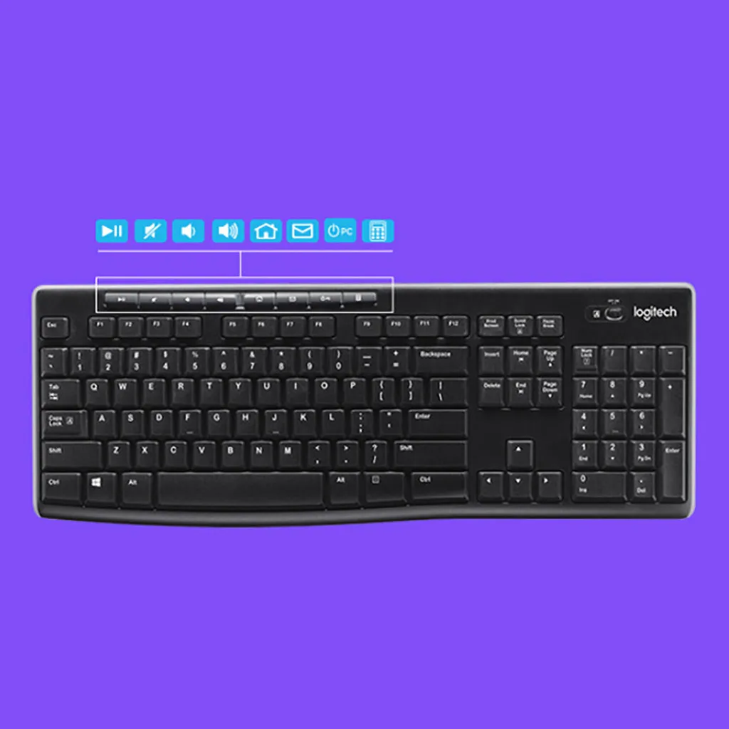 Беспроводная клавиатура lotech MK270 K270 беспроводная мышь M185 мышь 2,4G usb-приемник игровая клавиатура беспроводная Q70