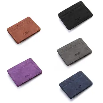 

Fashion Men Slim Wallet Male Ultra thin Short Men Magic Wallet Cash coin Purse Holder Money Card R6H2