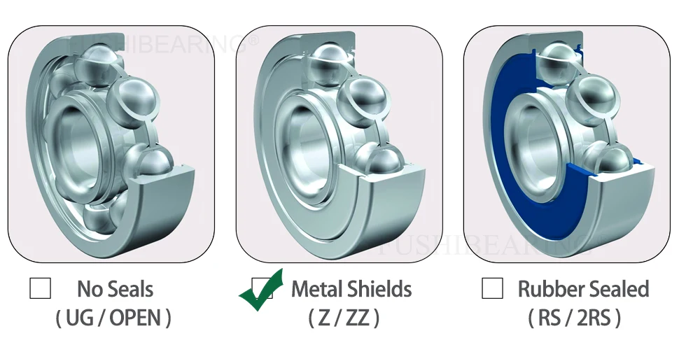 Em Miniatura Rolamentos de Esferas 607 ZZ EMQ Z3 V3