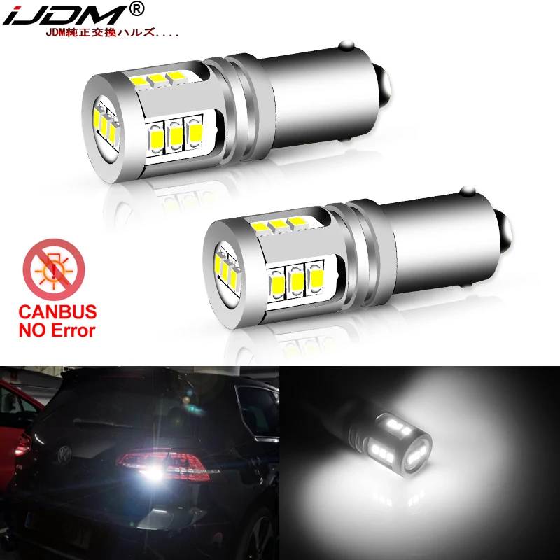 IJDM ксеноновые лампы без ошибок белый Bay9s H21W 64136 светодиодный для Volkswagen VW Golf MK7 GTD GTI R