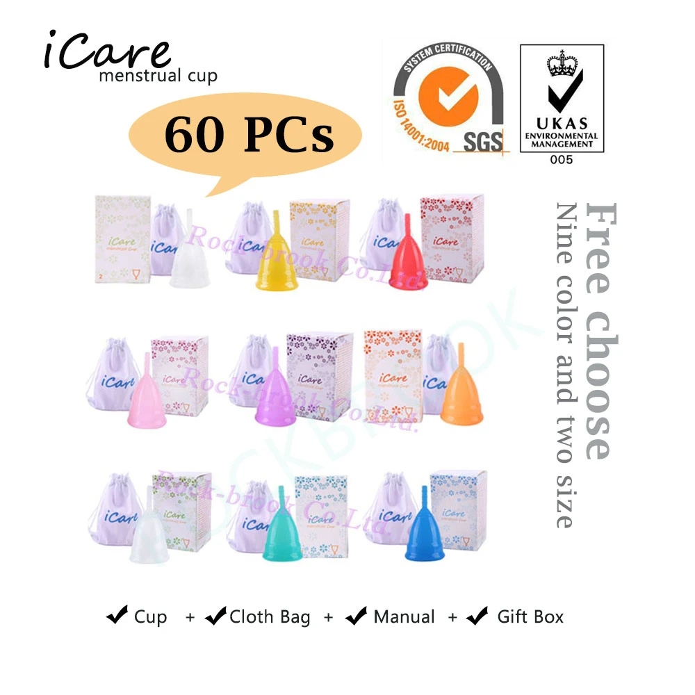60 adet temiz toptan yeniden kullanilabilir tibbi kullanima uygun silikon menstrual kap kadinsi hijyen urun lady menstruasyon copo bmc01pk silicone menstrual cup menstrual cupmenstrual cup feminine aliexpress