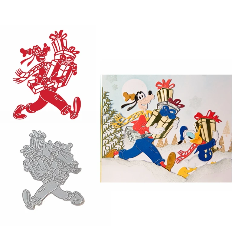

Metal Cutting Dies Happy Dog Full Hand Of Gifts Die Cuts For Card Making DIY Scrapbooking Album Decoration New 2019 Crafts Cards