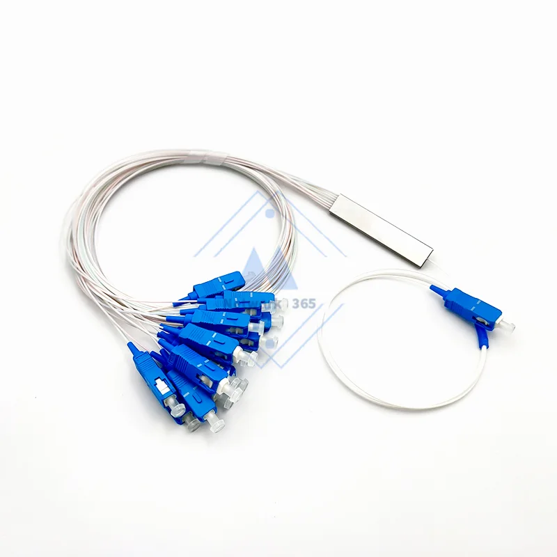 10 шт./Партия 1X16 PLC SC/UPC SM 0,9 мм ПВХ 1 м FTTH волоконно-оптический сплиттер цена