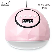 86 Вт Светодиодный светильник для ногтей для маникюра Сушилка для ногтей 39 светодиодный sUV лампа для отверждения УФ-гель для ногтей с датчиком движения