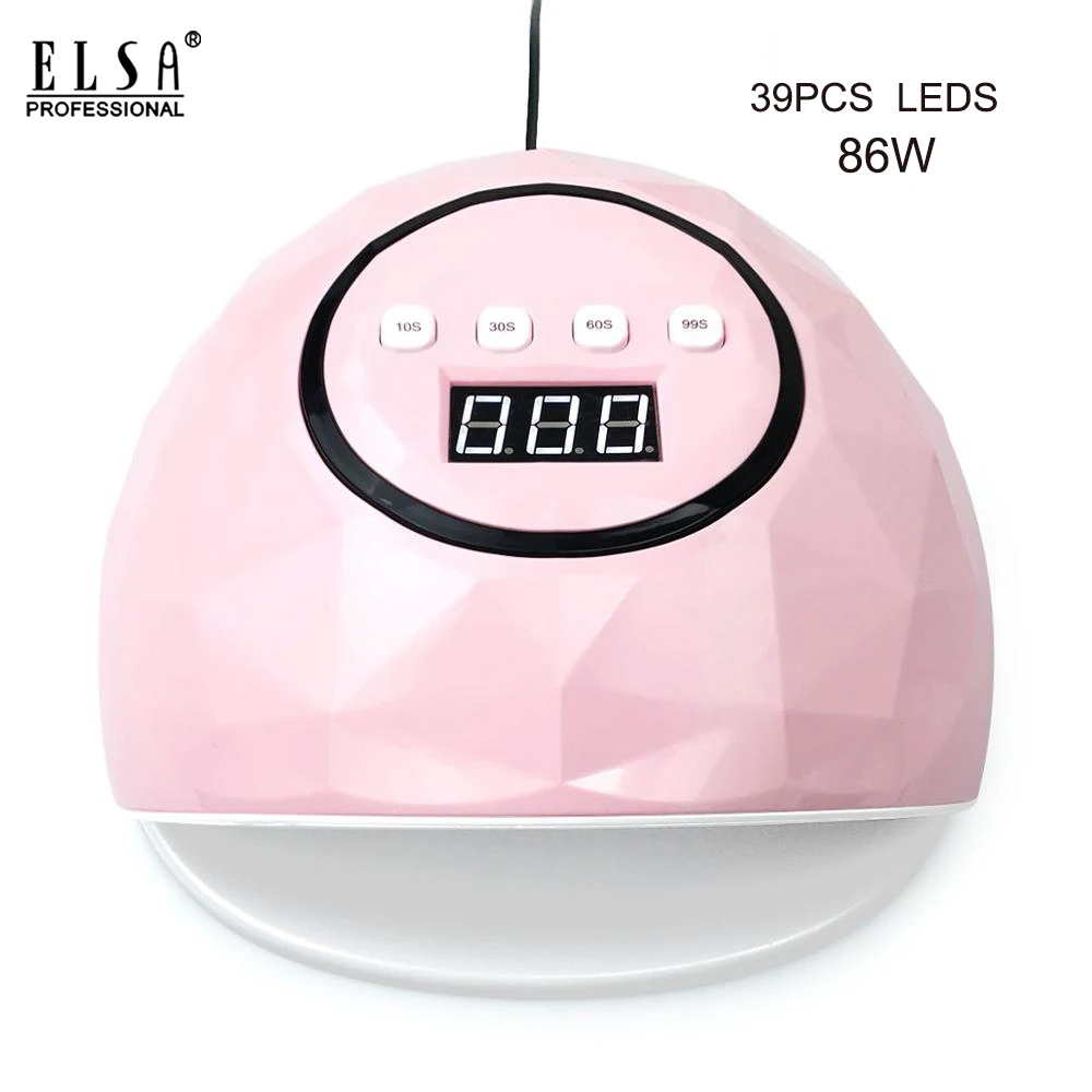 

86W Powerful UV Lamp Nail Dryer 39pcs LEDs Dual Source Nail Lamp Fast Curing Gel Polish Ice Lamp for Nail Manicure Machine