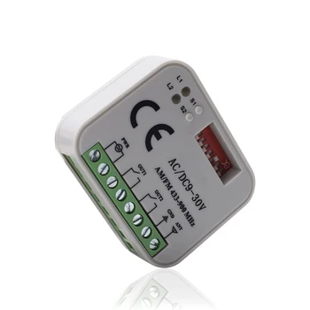 범용 원격 제어 스위치 수신기, 차고 문 제어 차고 명령, 300-868MHz, 433MHz, RX 멀티 수신기, AC/DC 9-30V