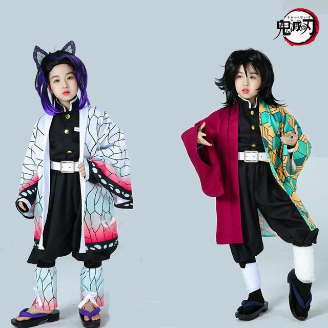 Démon Slayer: Kimetsu No Yaiba Kamado Tanjirou Costume de Cosplay pour  enfants 