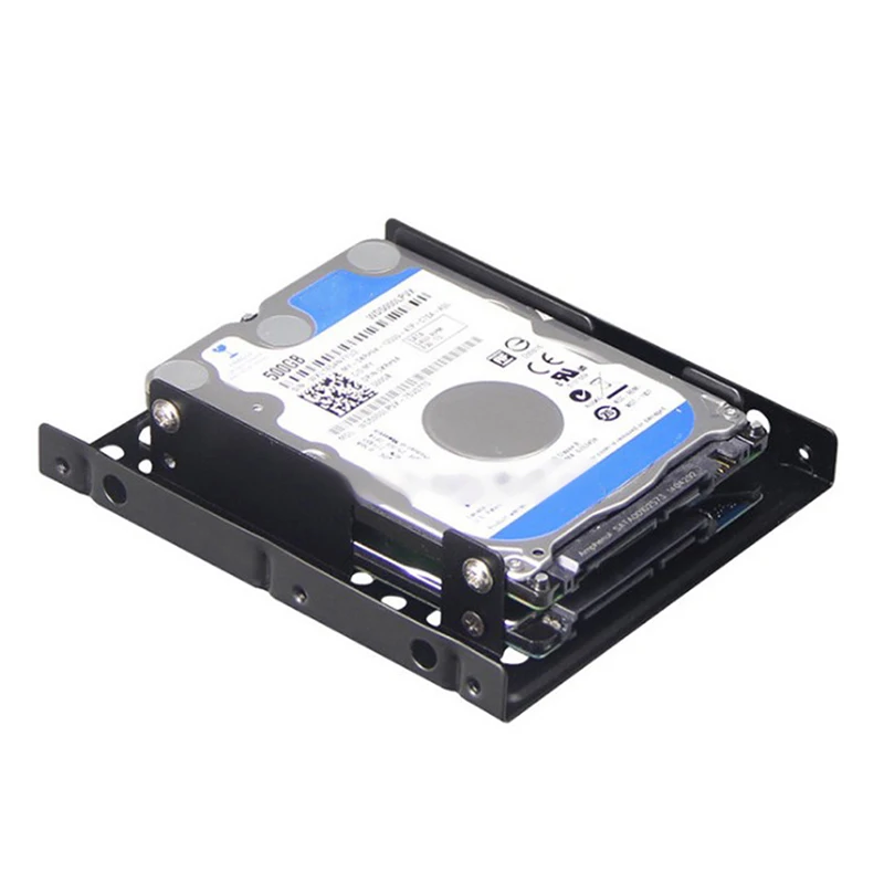 Dual Desktop SSD Mounting Bracket 2.5 To 3.5 inch Hard Disk Bracket Hard Drive Internal Adapter Mounting Kit