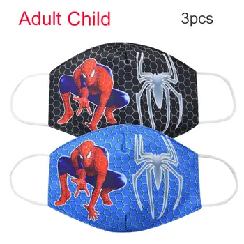 

2020 New cartoon kids Marvel series Spider-Man adult masks dust-proof breathable anti-haze mask boys masks