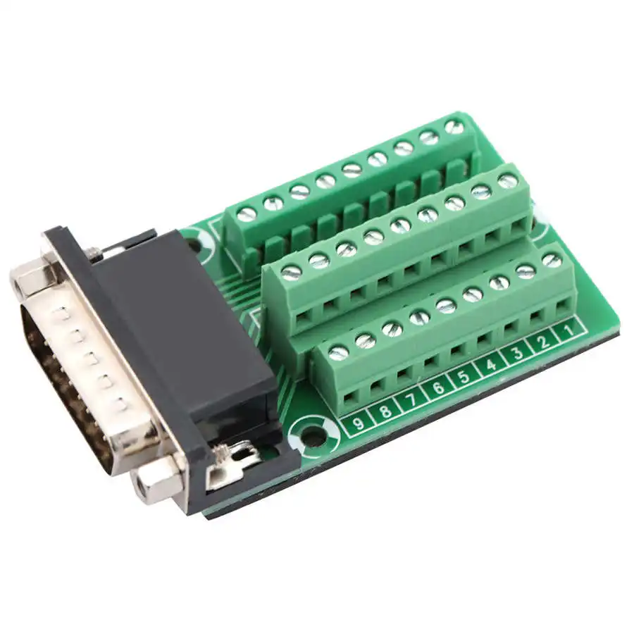 

DB26 Board DB26-G2-01 Male Adapter to PCB Terminal Signals Module Board Connector