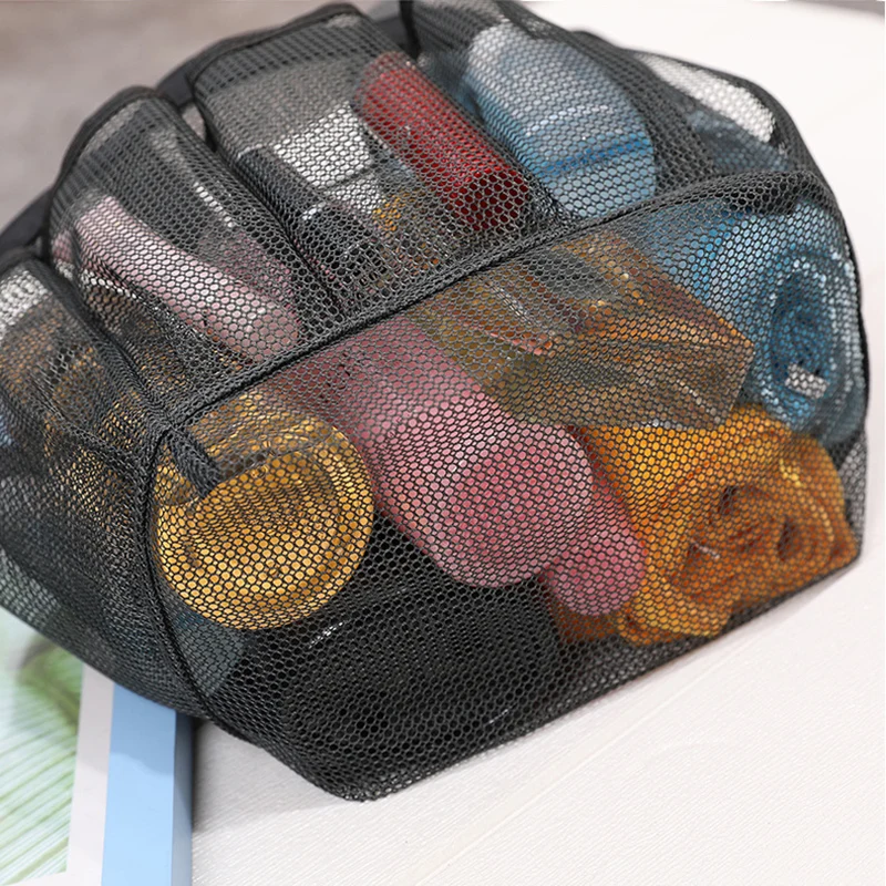 Shower Caddy Basket Mesh Portable for College Dorm Large Bathroom Tote Bag Durable 8 Pockets