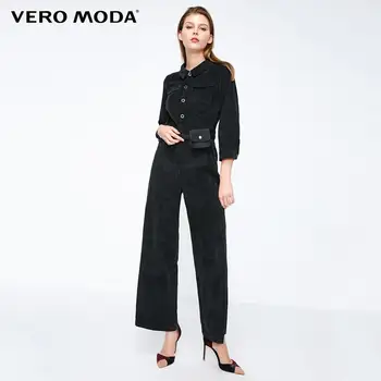 

Vero Moda Women's OL Style Corduroy Straight Fit Jumpsuit | 319144502