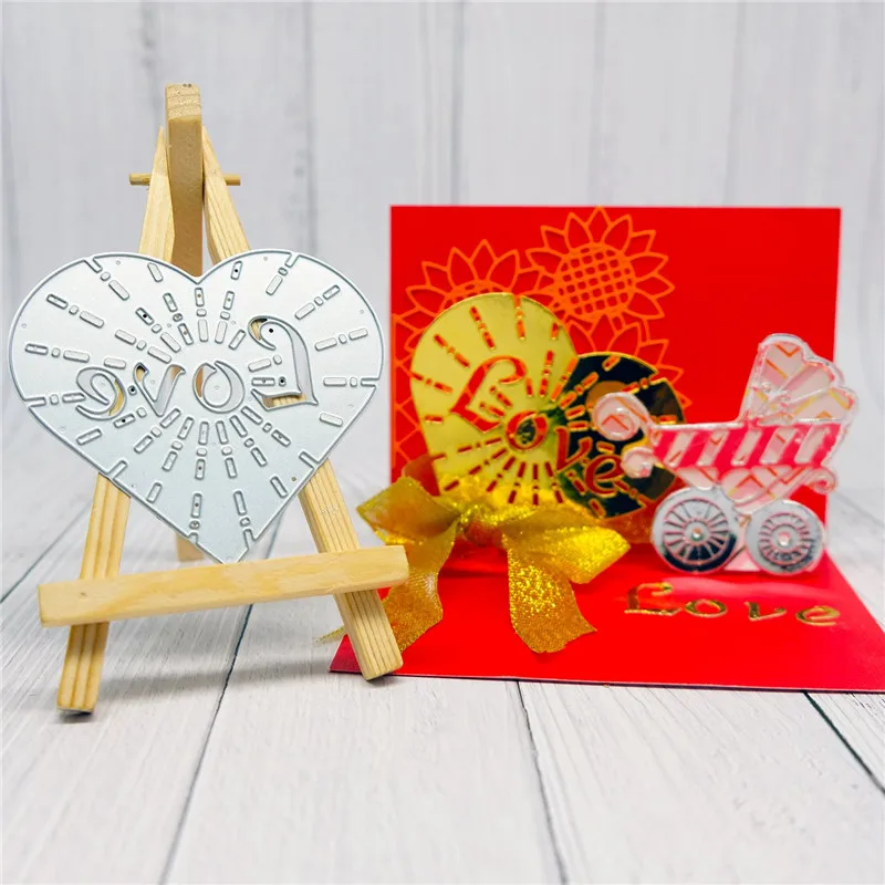 

Naifumodo Love Heart Metal Cutting Dies Frame Dies for Card Making Scrapbooking Dies Embossing Cuts Stencil Craft New 2019 Dies