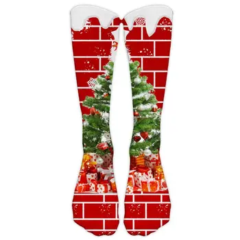 

Unisex Novelty 3D Digital Print Crew Rainbow Tie Dye Funny Tube Stockings Y1AC