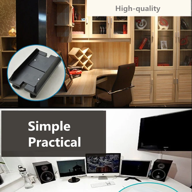 Adjustable Width Removable Stable CPU Stand Base Rack Desktop Brake with Wheels Computer Cases Host Bracket Waterproof CPU Stand