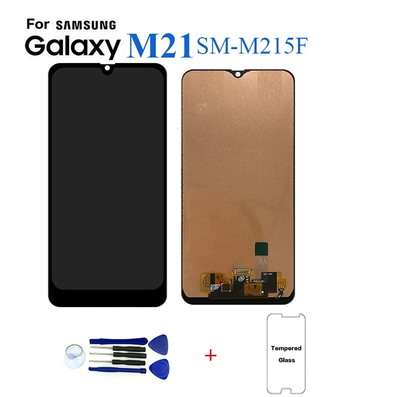 Oled For Samsung Galaxy M21 M215 Display Lcd Screen Replacement For Samsung M21 Sm 215f Digitizer Assembly Touch Panel Module Mobile Phone Lcd Screens Aliexpress