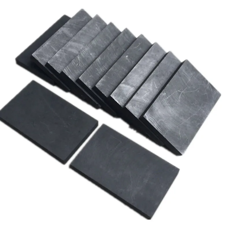 5pcs Pure Graphite Electrode Rectangle Plate Sheet Metalworking 50x40x3mm Tools 