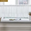 CITYINCITY double layers Curtain for kitchen White Half Transparent Sheer Tulle Short  Curtain for bar Home Decor  Customized 1
